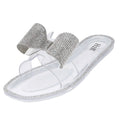 Women's Cutest Sandle Rhinestone Bow Slide