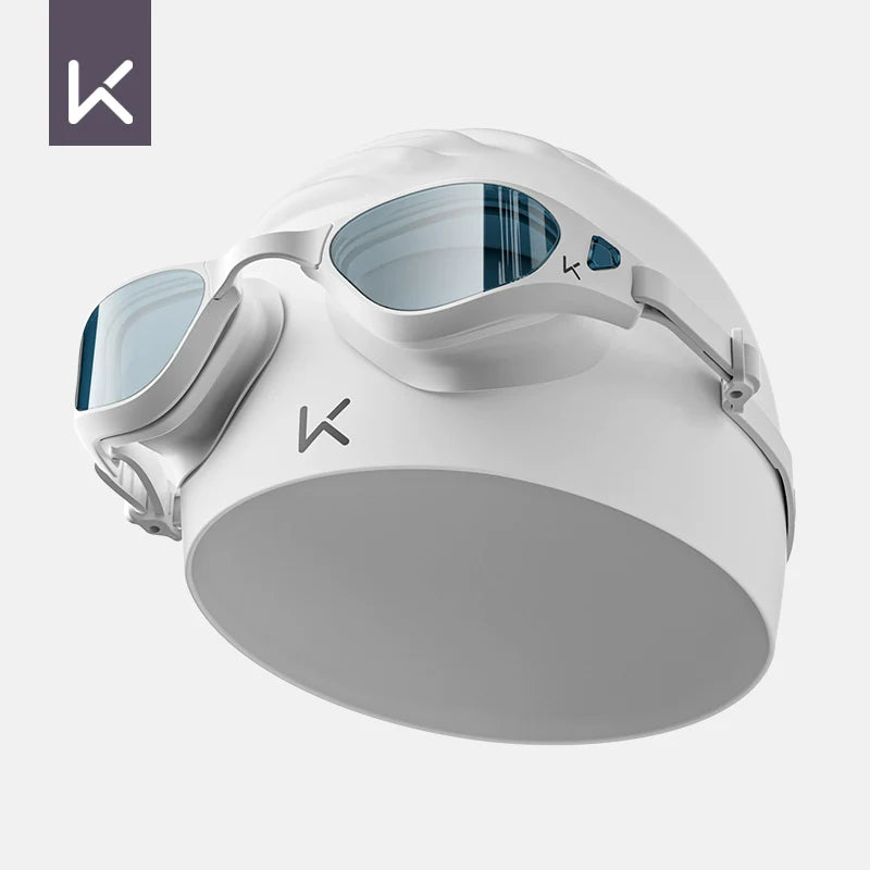 Keep Swimming Goggles Waterproof Anti-Fog HD Myopia Degree Male Professional Swimming Glasses Submersible Equipment Female Swimming Cap Suit