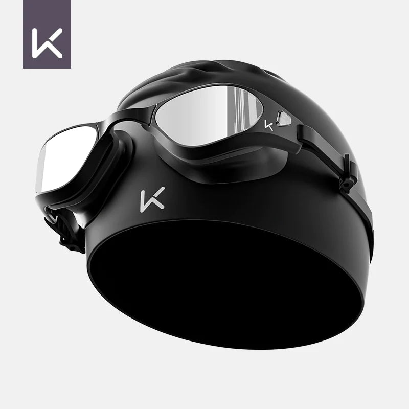 Keep Swimming Goggles Waterproof Anti-Fog HD Myopia Degree Male Professional Swimming Glasses Submersible Equipment Female Swimming Cap Suit