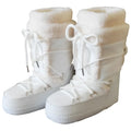 Stay Warm in Style  Y2K Fur Boots