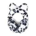 Cat Ear Leopard Faux Fur Earmuff Ear Warmer