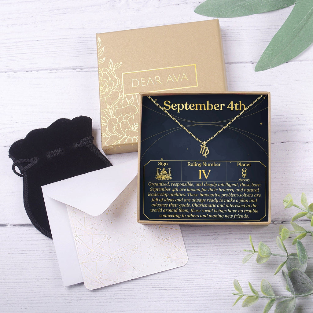 September 4th Virgo Necklace