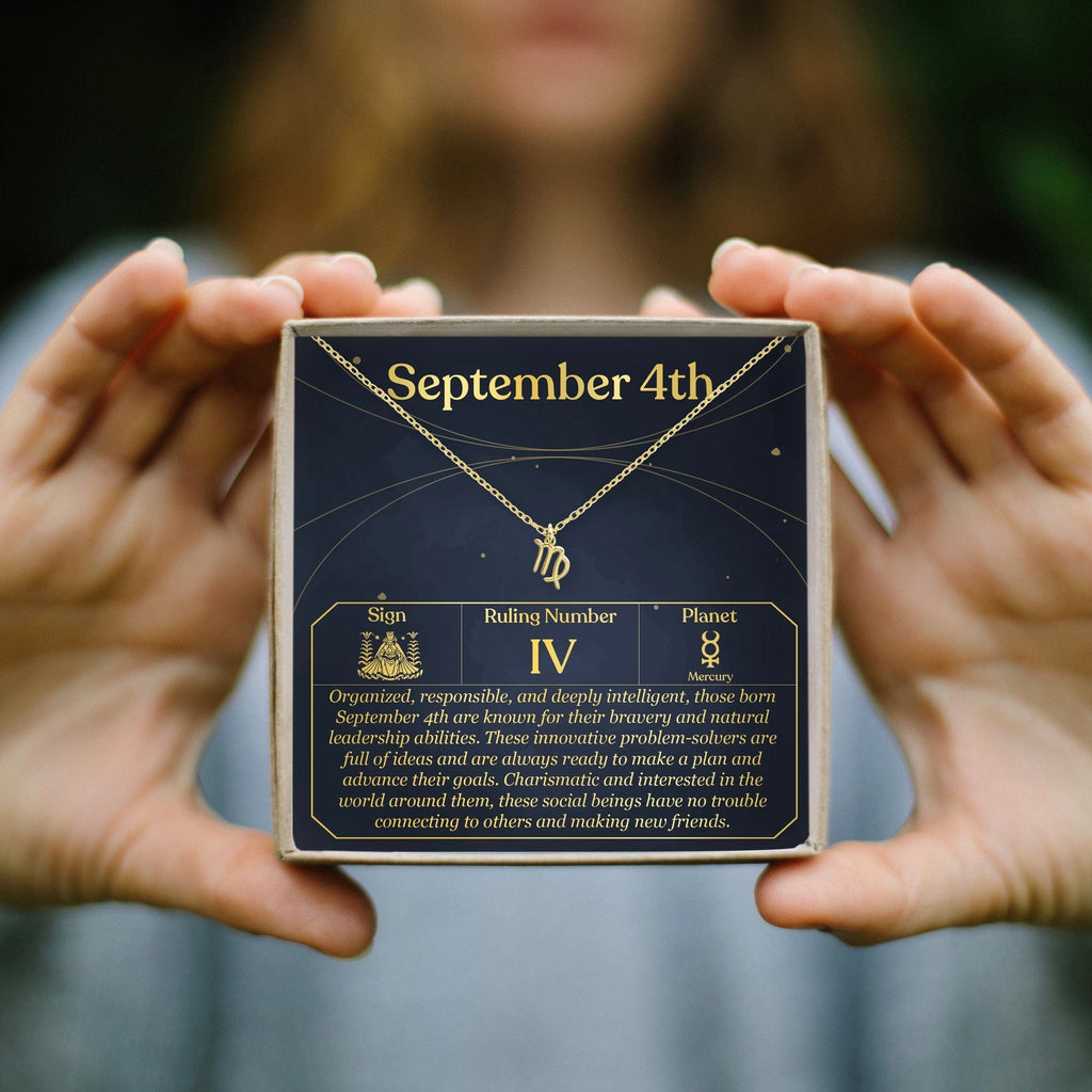 September 4th Virgo Necklace